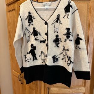 Misses Susan Bristol artsy wool sweater